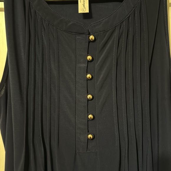 Navy tank top - Picture 3 of 4